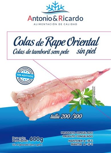 Colas de rape oriental 200/300 5 × 600 g AYR