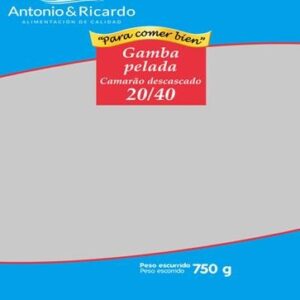 Gamba pelada 20/40 10 × 750 g AYR