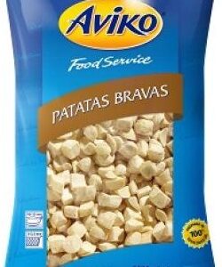 Patata brava prefrita 25 × 25 mm 4 × 2,5 kg AVK