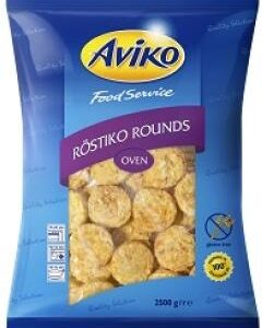 Rosti de patata redondo 4 × 2,5 kg AVK